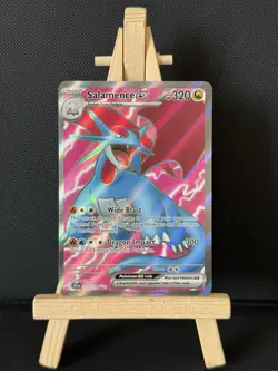 Salamence EX Holo Pokemon Card 177/159 Journey Together Series - Image 1