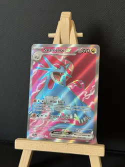 Salamence EX Holo Pokemon Card 177/159 Journey Together Series - Image 3