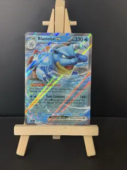 Pokemon - Blastoise ex - 030/142 - SV Stellar Crown - Half Art Card - Image 1