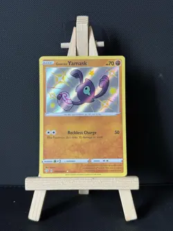 Pokemon Card Galarian Yamask SV065/SV122 Shining Fates Shiny Vault Holo Rare NM - Image 1