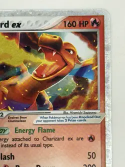 Pokemon TCG Charizard ex 105/112 Fire Red & Leaf Green Holo Silver Border - Image 3