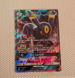 Pokemon TCG Umbreon GX 80/149 Sun & Moon Base Set Ultra Rare Near Mint - Image 1