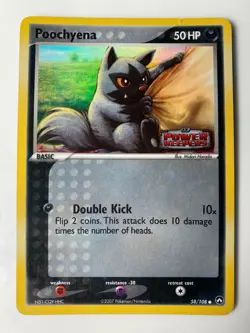 Poochyena Reverse Holo 58/108 - EX Power Keepers - Pokemon Card - MINT - Image 1