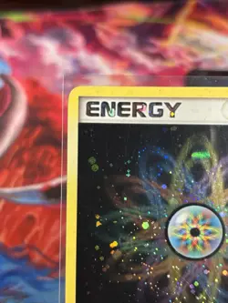 Rainbow Energy 81/92 EX Legend Maker Reverse Holo Pokemon TCG Swirl - Image 4