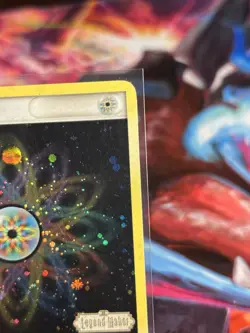 Rainbow Energy 81/92 EX Legend Maker Reverse Holo Pokemon TCG Swirl - Image 5