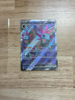Hydreigon ex 161/086 Full Art Ultra Rare Holo Pokemon 2025 White Flare NM - Image 1