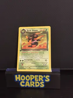 Pokemon TCG Dark Gloom 36/82 Team Rocket 1st Edition Uncommon LP - Image 1