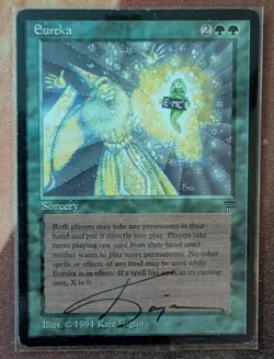 MTG Eureka English Legends MP Signed - Image 1