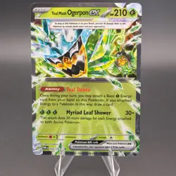 Teal Mask Ogerpon ex 025/167 - Twilight Masquerade - Pokemon TCG - Double Rare - Image 1