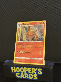 Pokemon TCG Charizard Pokemon Go 010/078 Reverse Holo Rare Mint Condition - Image 2