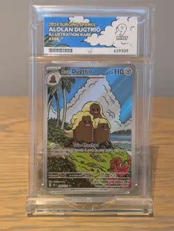 Pokemon TCG – Alolan Dugtrio #208 – Surging Sparks – ACE 9 Mint - Image 2