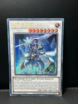 YuGiOh Visas Amritara MP24-EN098 Prismatic Secret Rare 1st Edition - Image 2