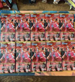 LOT OF 10 ONE PIECE JAP TCG: [EB-03] HEROINES EDITION - BOOSTER PACKS US SELLER - Image 1