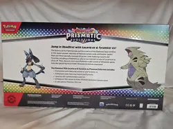 Pokemon TCG SV Prismatic Evolutions Lucario EX & Tyranitar EX Premium Collection - Image 3