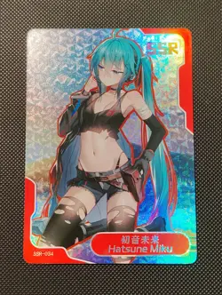 SSR-034 Hatsune Miku Vocaloid Goddess Story Senpai Haven Holo Card - Image 1
