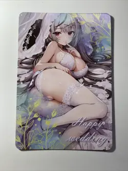Chloe Sakamata HoloLive Wedding ACG Goddess Story Anime Card Foil Art Girl Sexy - Image 2