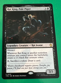 MTG - Rat King, Pale Piper - Teenage Mutant Ninja Turtles Commander - Image 1