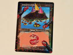 MTG Secret Lair x Deadpool Mountain Party Foil - Image 1