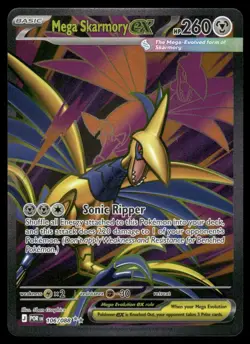 Pokemon Cards Mega Skarmory ex 106/088 Perfect Order Ultra Rare NM - Image 1