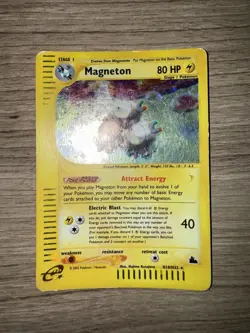 Carta Pokemon Magneton - Holo - (H18/H32) - Skyridge - Good - Image 2