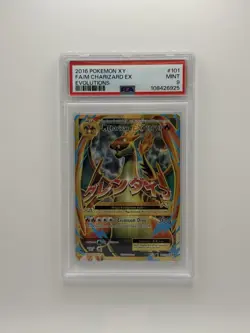 PSA 9 MINT 2016 POKEMON XY EVOLUTIONS #101 FA/M CHARIZARD EX EVOLUTIONS - Image 1
