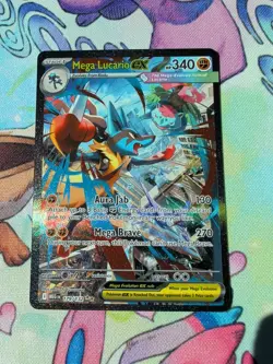 Mega Lucario ex 179/132 MEG English Pokemon TCG - In Hand - Image 1
