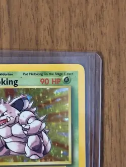Pokemon Nidoking 11/102 Base Set Holo Rare 1999 - Image 5