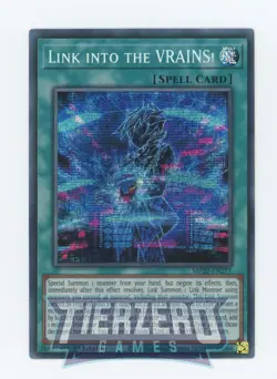 Yugioh MP22-EN271 Link into the VRAINS! Prismatic Secret Rare 1st Edition - Image 1