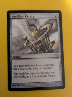 Vedalken Orrery. Fifth Dawn Artifact rare Magic the Gathering Card. - Image 1