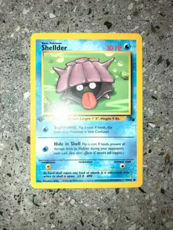 Pokemon TCG Cards 1st Edition Shellder 54/62 Fossil - Image 3