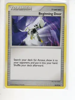 BEGINNING DOOR TRAINER ARCEUS SET POKEMON CARD 82/99 EX/NM - Image 1
