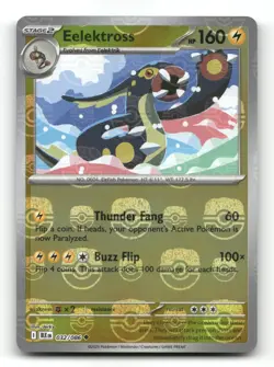 Eelektross (Master Ball Pattern) 032/086- SV: Black Bolt - Pokemon Card NM/M - Image 1