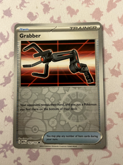 Grabber 162/165 Pokemon 151 Reverse Holo Card Pokemon TCG M/NM - Image 1