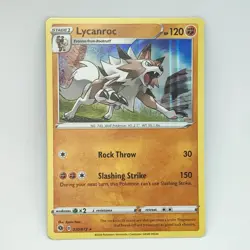 Lycanroc 030/073 - Holo - Champions Path - Pokemon Card - NM - Image 1
