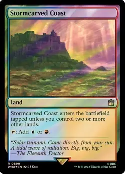 Stormcarved Coast Surge Foil Doctor Who Commander NM MTG - Image 1