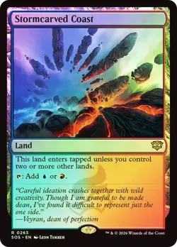Stormcarved Coast Foil Secrets of Strixhaven NM MTG - Image 1
