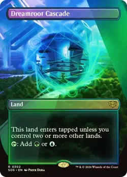 Dreamroot Cascade Foil Borderless Secrets of Strixhaven NM MTG - Image 1