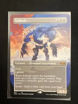 Solitude Modern Horizons 2 Mythic Borderless Regular Creature White 307 MTG NM - Image 1