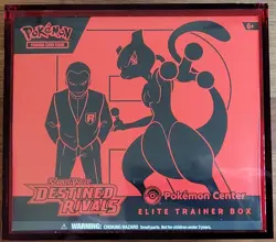 Destined Rivals Pokemon Center Elite Trainer Box ETB w/ Acrylic Case - Image 1
