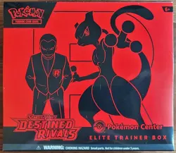 Destined Rivals Pokemon Center Elite Trainer Box ETB w/ Acrylic Case - Image 2