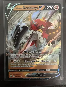 Hisuian Decidueye V - 083/189 - Pokemon Astral Radiance Ultra Rare Card NM - Image 1