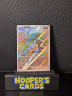 Paldean Wooper 102/094 Phantasmal Flames Illustration Rare Pokemon Card - Image 1