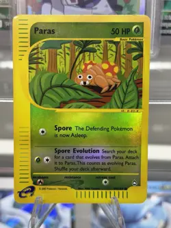 Paras - 99/147 - Pokemon Aquapolis Reverse Holo Rare Card - Image 1