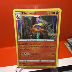 Charizard 010/078 Holo Rare - Pokemon GO PGO Pokemon TCG LP - Image 1