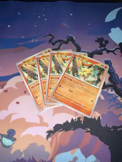 Pokemon TCG * SV Surging Sparks 021/191 Victini Uncommon * FRESH PK X4 - Image 1