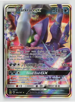 Pokemon - Darkrai GX - 88a/147 - 088a/147 Alternate Art Promos - Promo - NM - Image 1