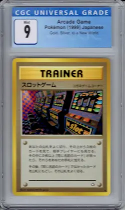 2000 Pokemon Japanese Arcade Game CGC PSA 9 (Gold, Silver, to a New World) - Image 1