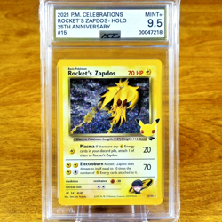 Pokemon Celebrations Classic Collection Rocket's Zapdos 15/132 AGS Mint+ 9.5 - Image 1