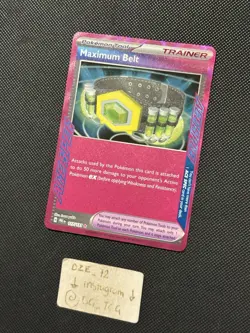 Pokemon Prismatic Evolutions - Maximum Belt - 117/131 - Ace Spec Holo - M/NM - Image 3