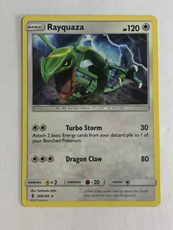 Pokemon TCG Guardians Rising Rayquaza 106/145 Near Mint - Image 1